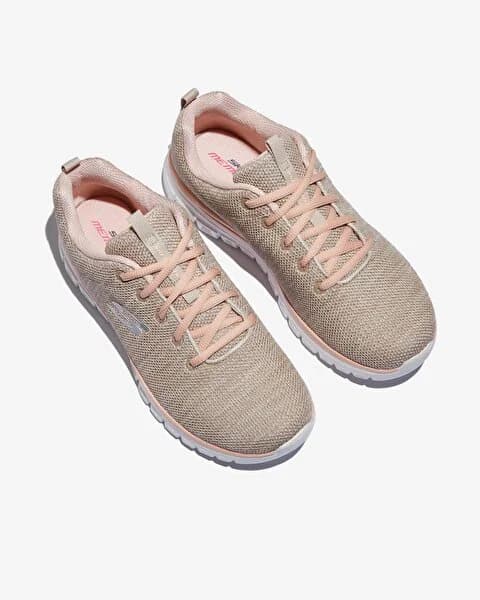 کفش زنانه اسکیچرز اورجینال -صورتی Skechers Graceful-Twisted Fortune 12614 NTCL — تصویر ۷