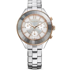 ساعت مچی نقره ای سوئیسی سواروسکی اورجینال Swarovski Octea Lux Sport watch