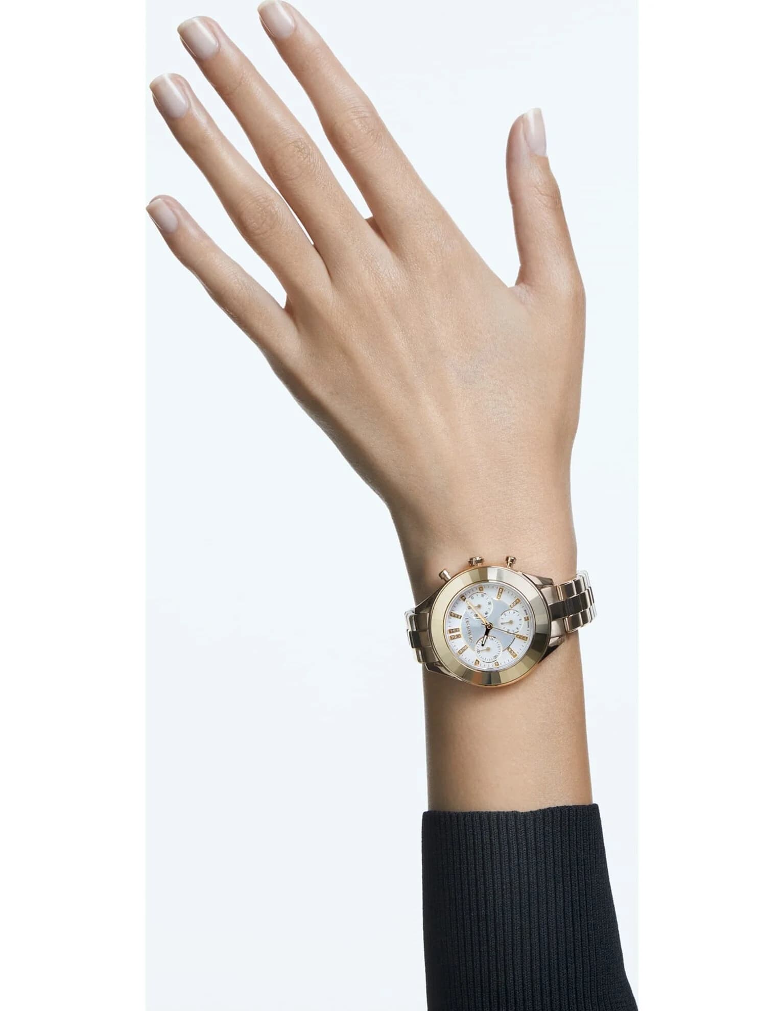 ساعت مچی رز گلد سوئیسی سواروسکی اورجینال Swarovski Octea Lux Sport watch — تصویر ۲