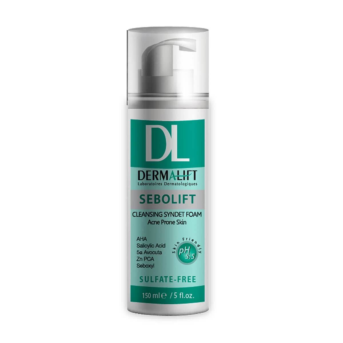 فوم شستشو پوست چرب و جوشدار سبولیفت درمالیفت 150ml