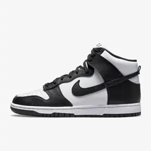 کفش مردانه نایک اورجینال- سفیدومشکی Nike Dunk High Retro