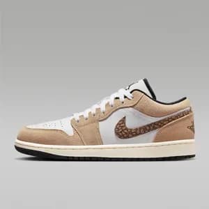 کفش مردانه نایک اورجینال- سفیدوشتری NikeAir Jordan 1 Low SE