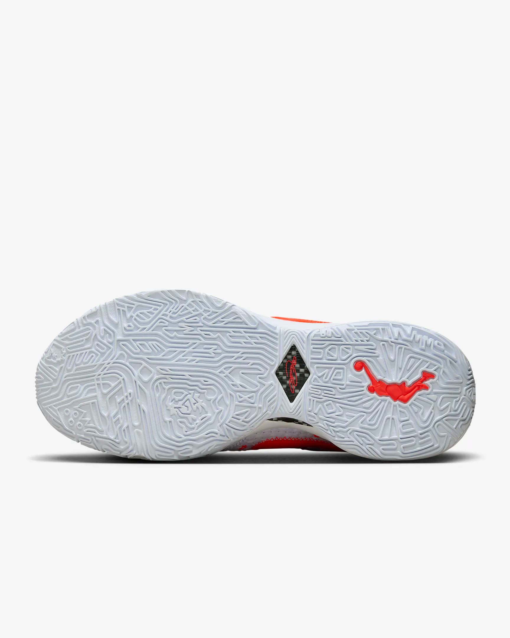 کفش مردانه نایک اورجینال- سفید و نارنجی NikeLeBron XX Premium — تصویر ۳