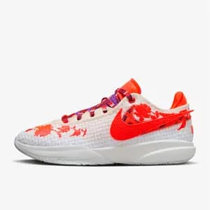 کفش مردانه نایک اورجینال- سفید و نارنجی NikeLeBron XX Premium