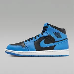کفش مردانه نایک اورجینال- مشکی و آبیNike Air Jordan 1 Mid