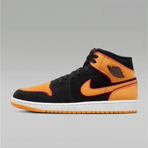 کفش مردانه نایک اورجینال- مشکی و نارنجیNike Air Jordan 1 Mid SE