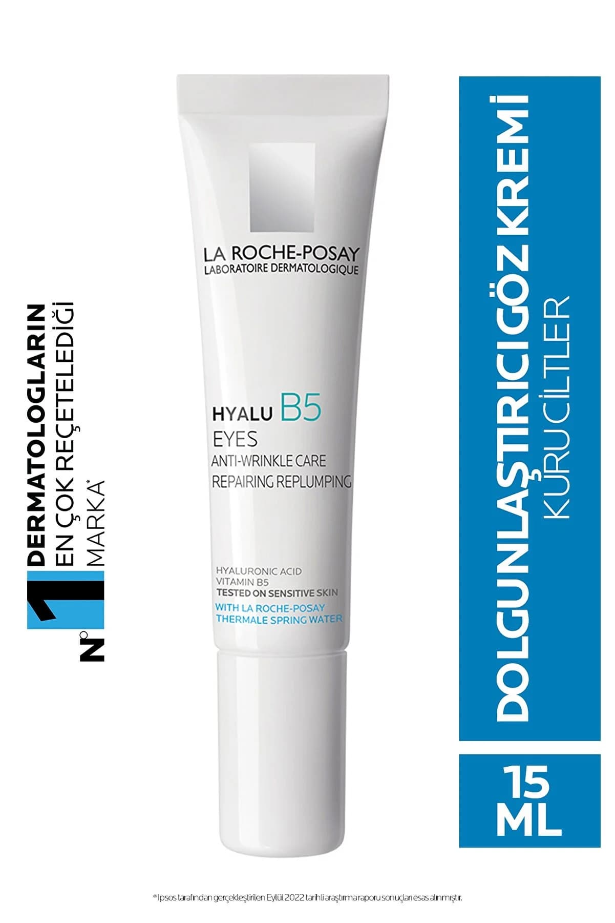 کرم دور چشم ترمیم و ضدچروک لاروش پوزای La Roche Posay Hyalu B5 Eye — تصویر ۸