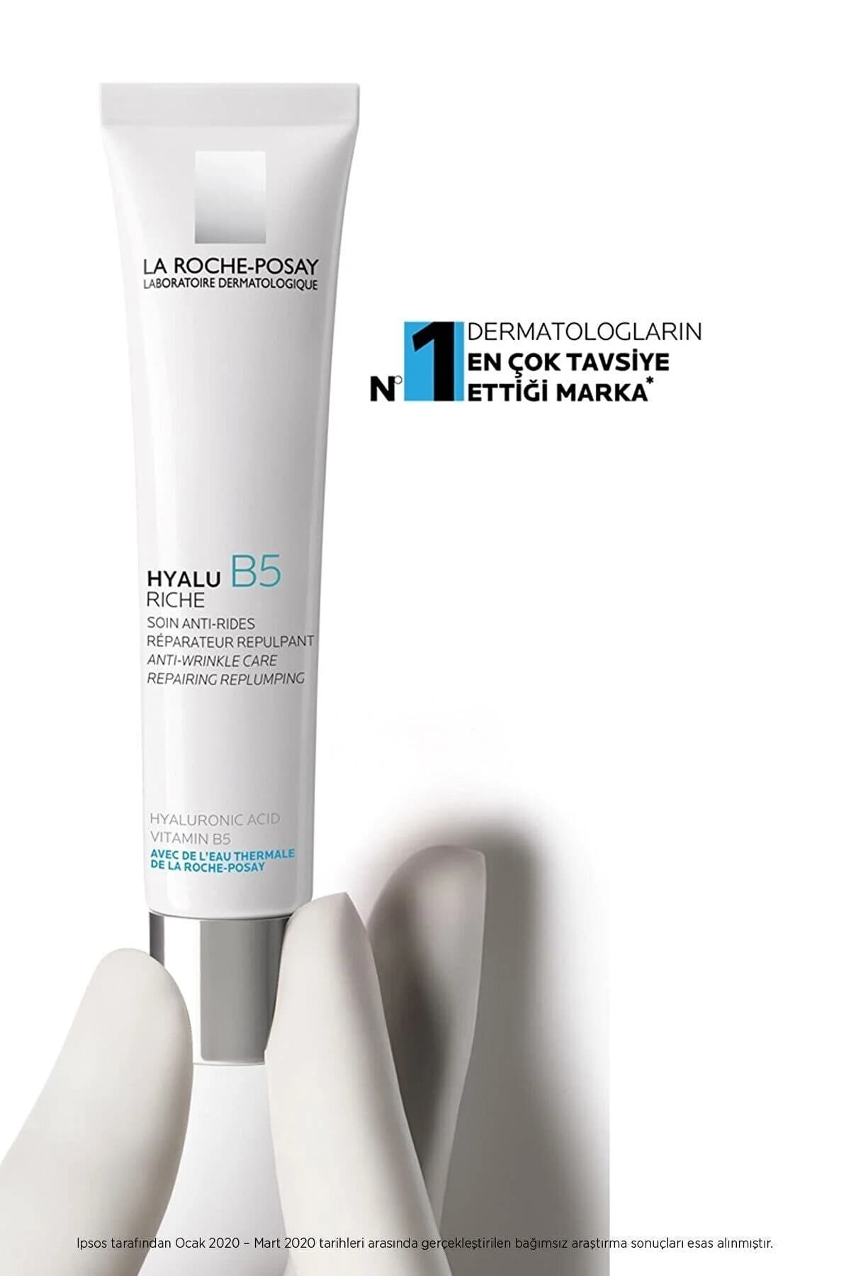 کرم ترمیم و ضدچروک لاروش پوزای La Roche Posay Hyalu B5 Rich Cream — تصویر ۵