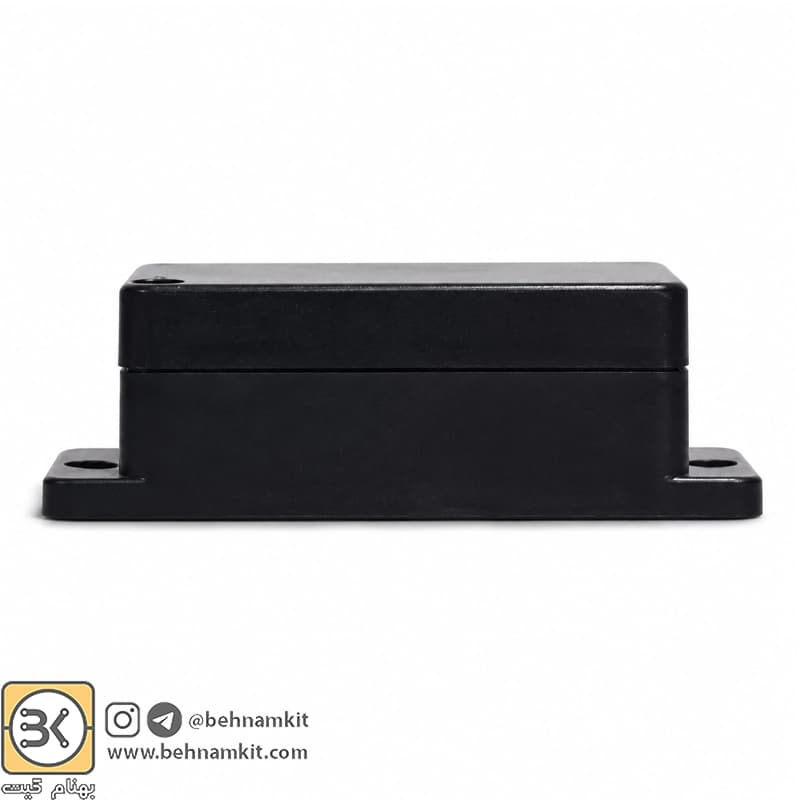 جعبه ضدآب مشکی گوشواره s: 8.5 × 6.1 x 3.3 Cm (لبهپهن) — تصویر ۳