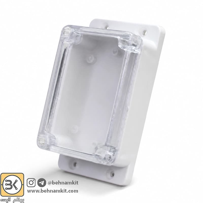 جعبه ضدآب مشکی گوشواره s: 8.5 × 6.1 x 3.3 Cm (لبهپهن) — تصویر ۶