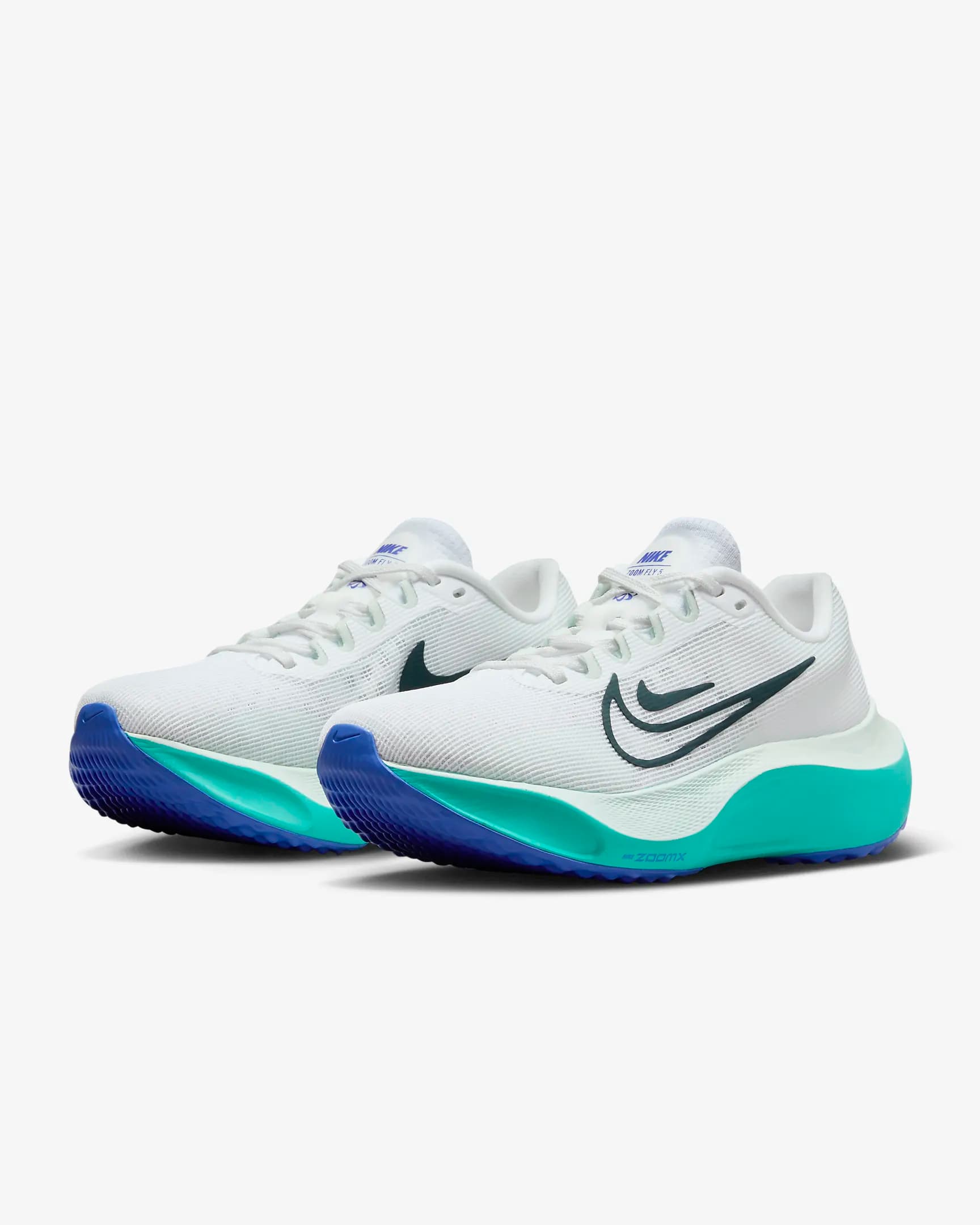 کفش زنانه نایک اورجینال -سفیدوسبزNike Zoom Fly 5 — تصویر ۶