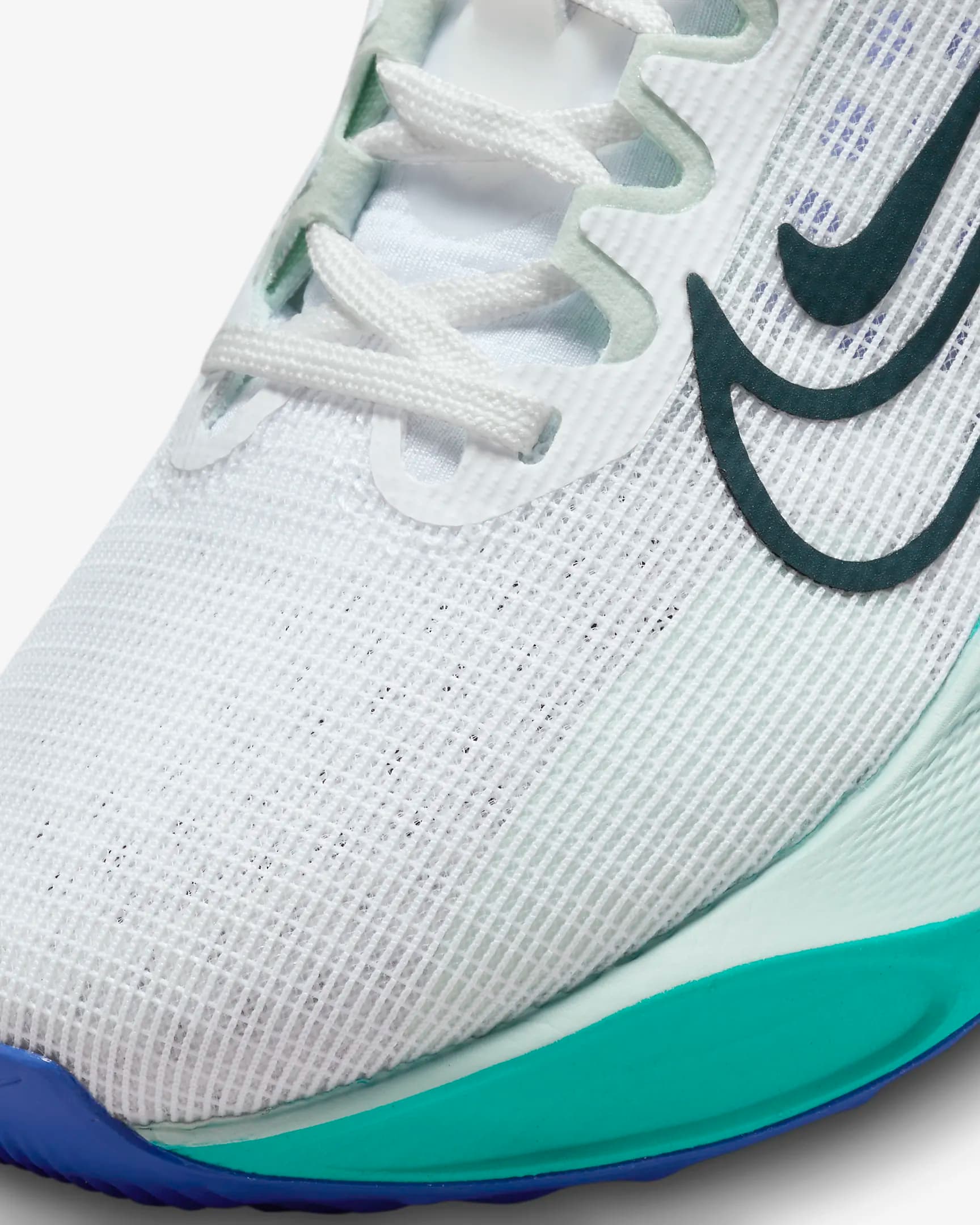 کفش زنانه نایک اورجینال -سفیدوسبزNike Zoom Fly 5 — تصویر ۸