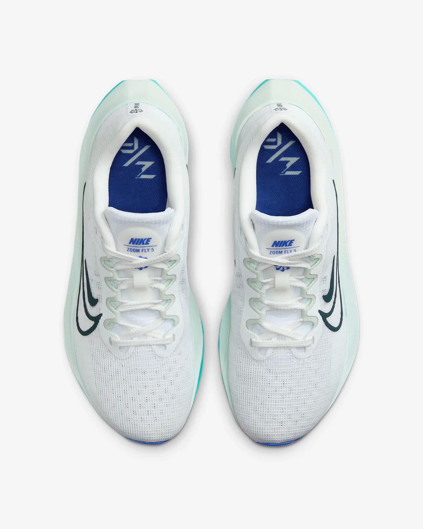 کفش زنانه نایک اورجینال -سفیدوسبزNike Zoom Fly 5 — تصویر ۵