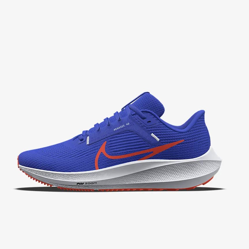 کفش زنانه نایک اورجینال -آبی Nike Pegasus 40 By You — تصویر ۲