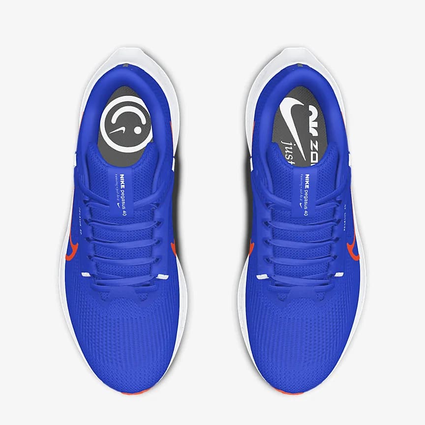 کفش زنانه نایک اورجینال -آبی Nike Pegasus 40 By You — تصویر ۵