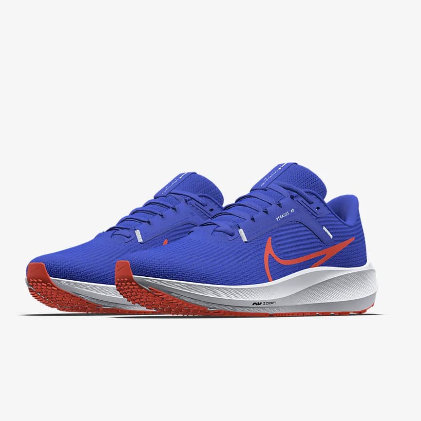 کفش زنانه نایک اورجینال -آبی Nike Pegasus 40 By You — تصویر ۳