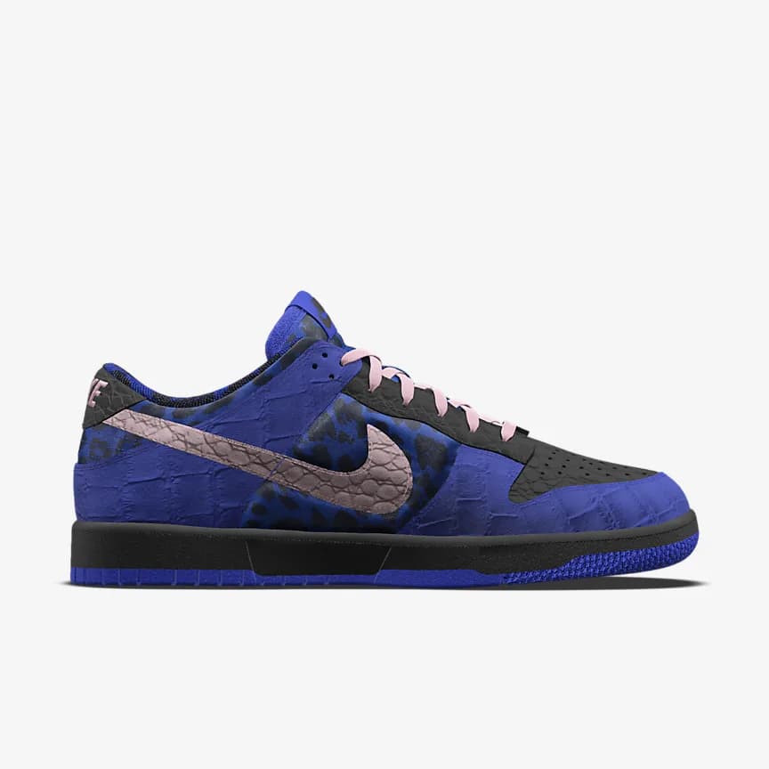 کفش زنانه نایک اورجینال -آبی Nike Dunk Low Unlocked By You — تصویر ۴