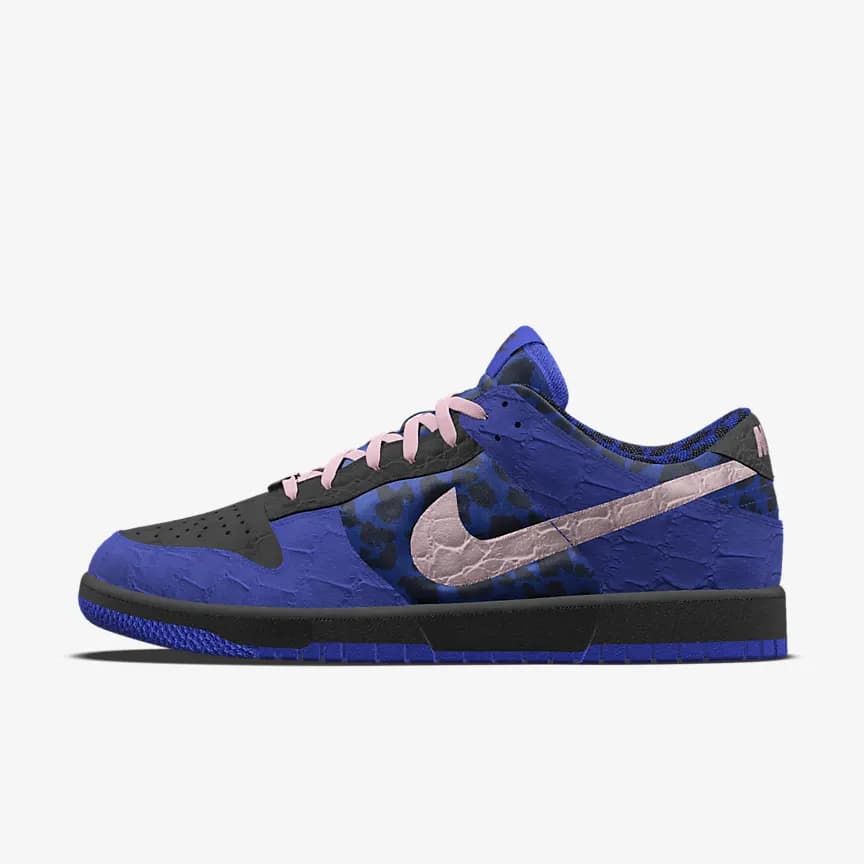 کفش زنانه نایک اورجینال -آبی Nike Dunk Low Unlocked By You — تصویر ۲