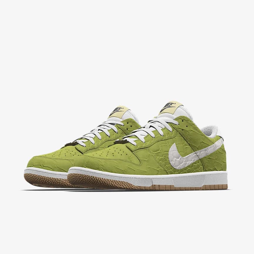 کفش زنانه نایک اورجینال -سبز Nike Dunk Low Unlocked By You — تصویر ۳