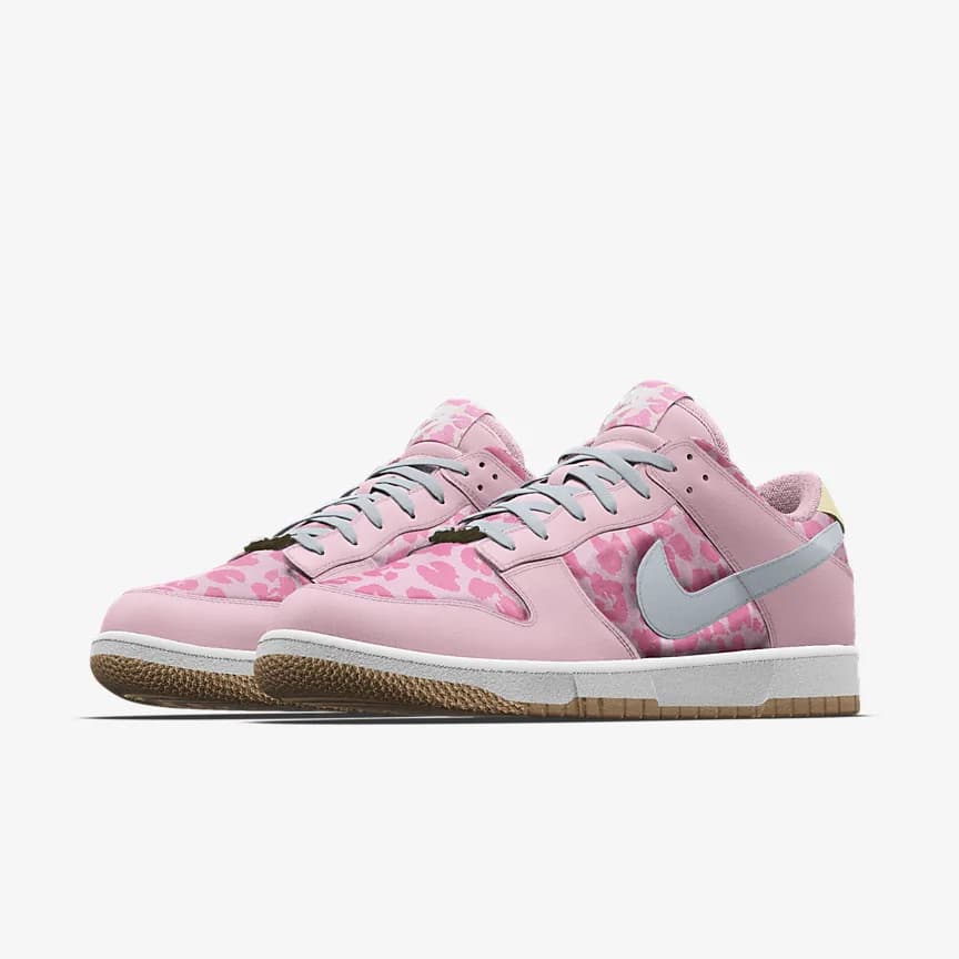کفش زنانه نایک اورجینال -صورتی Nike Dunk Low Unlocked By You — تصویر ۳