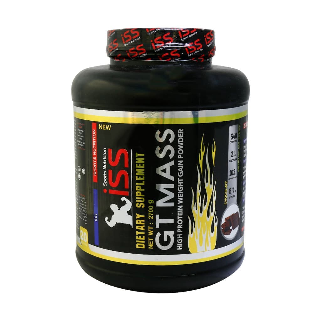 پودر جی تی مس آی اس اس 2700 گرم کاپوچینو ISS GT Mass Supplement 2700 g