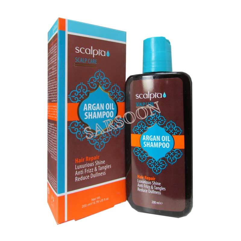 شامپو موی سر حاوی روغن آرگان اسکالپیا 200 میلی لیتر Scalpia Argan Oil Shampoo