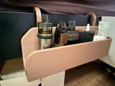 باکس نظم‌دهنده کنار تختی قلاب‌دار – خدمات چاپ سه بعدی سفارشی — تصویر ۴