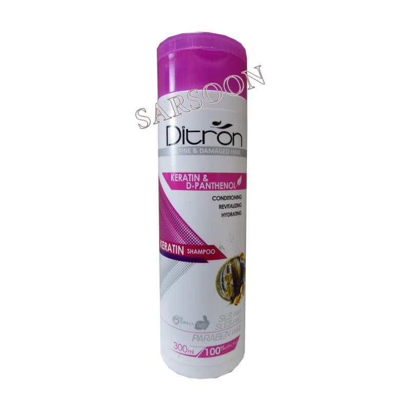 شامپو کراتینه دیترون 300 میلی لیتر Ditron Keratin Shampoo