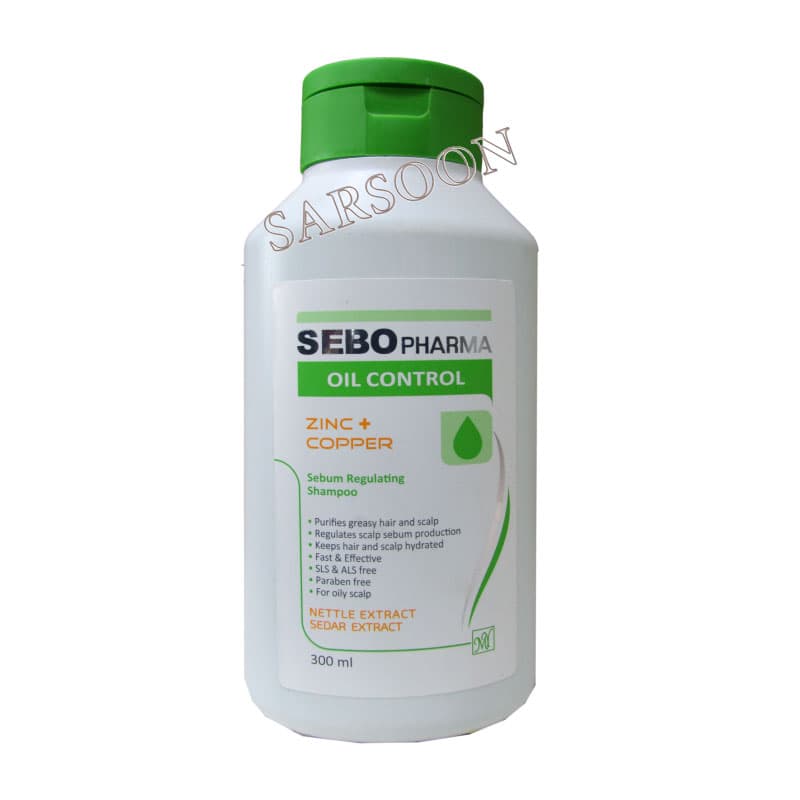 شامپو متعادل کننده چربی مو سبو فارما مای فارما 300 میلی لیتر My Sebo Pharma Oil Control Shampoo