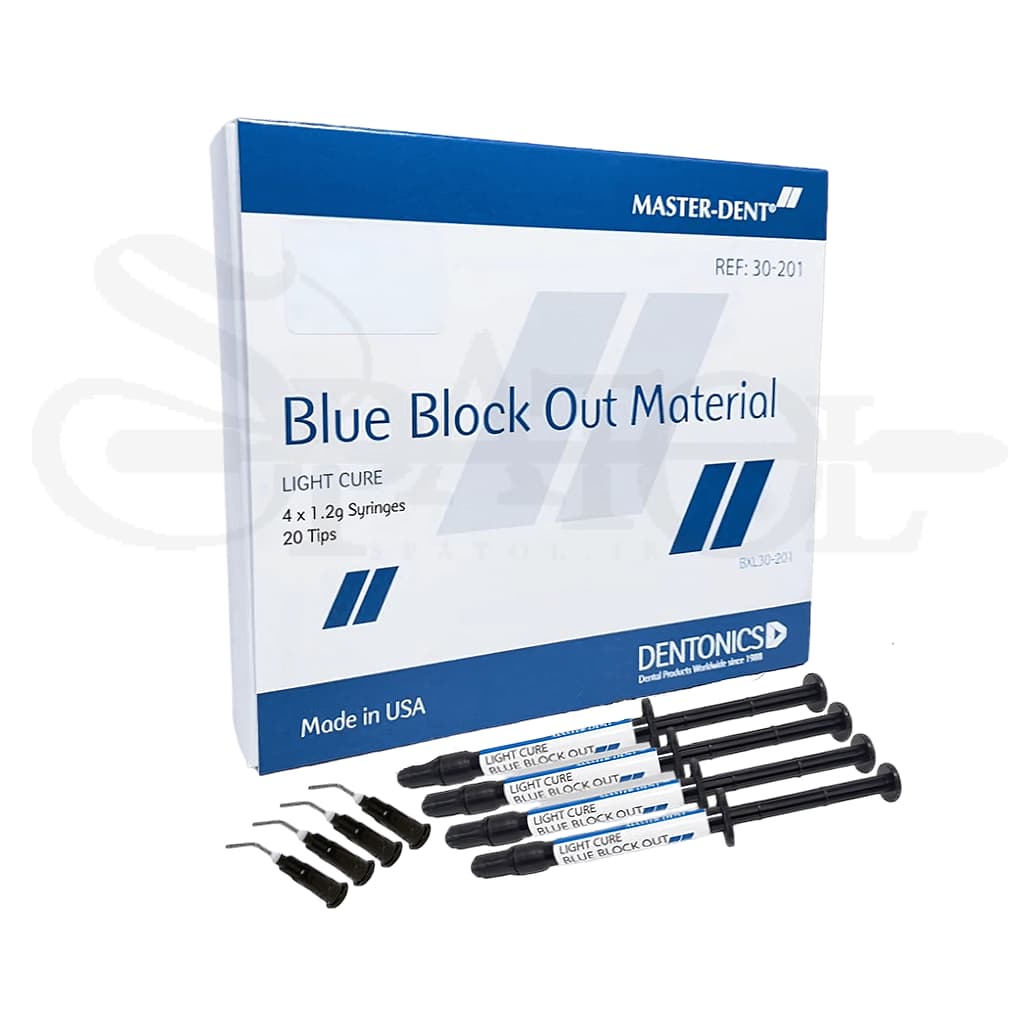 ژل محافظ لثه(مایع رابردم) Blue Block Out مستردنت Master Dent