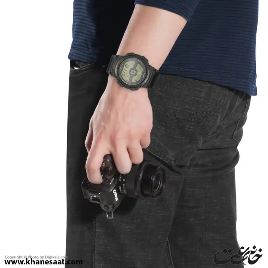 ساعت مچی مردانه کاسیو اصل مدل AE-1100W-1B — تصویر ۹