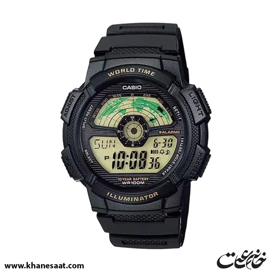 ساعت مچی مردانه کاسیو اصل مدل AE-1100W-1B — تصویر ۶