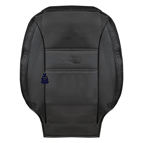 روکش صندلی MVM X33 pro آیهان 10515 چرم مارون مشکی دوختا ارون — تصویر ۴