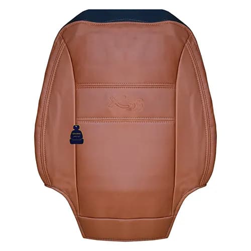 روکش صندلی MVM X33 pro آیهان 10515 چرم مارون مشکی دوختا ارون — تصویر ۵