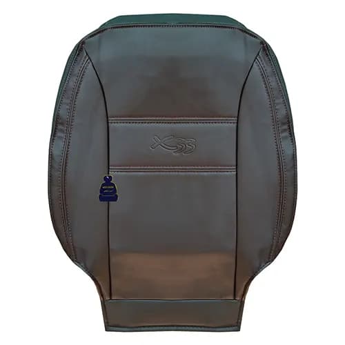 روکش صندلی MVM X33 pro آیهان 10515 چرم مارون مشکی دوختا ارون — تصویر ۳