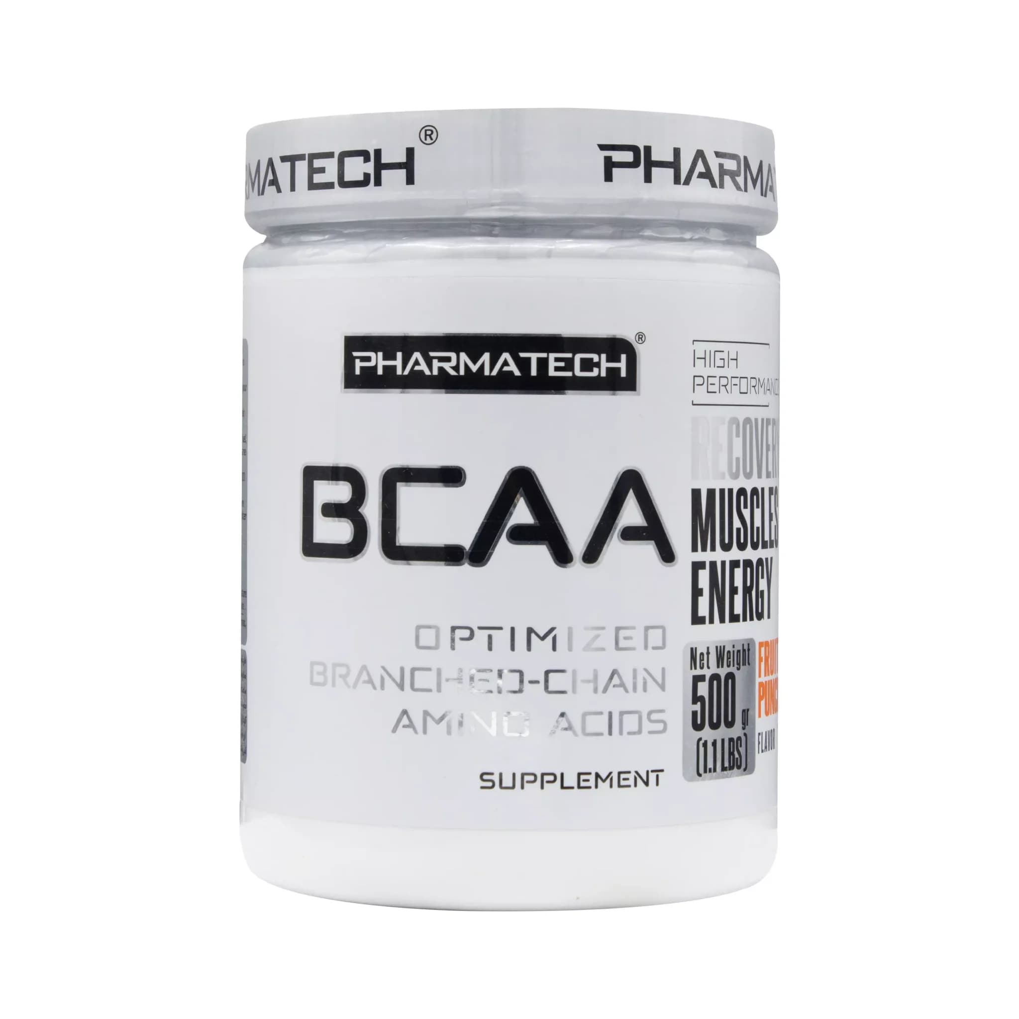 پودر بی سی ای ای فارماتک 500 گرم لیمویی Pharma Tech Bcaa Powder 500 ml