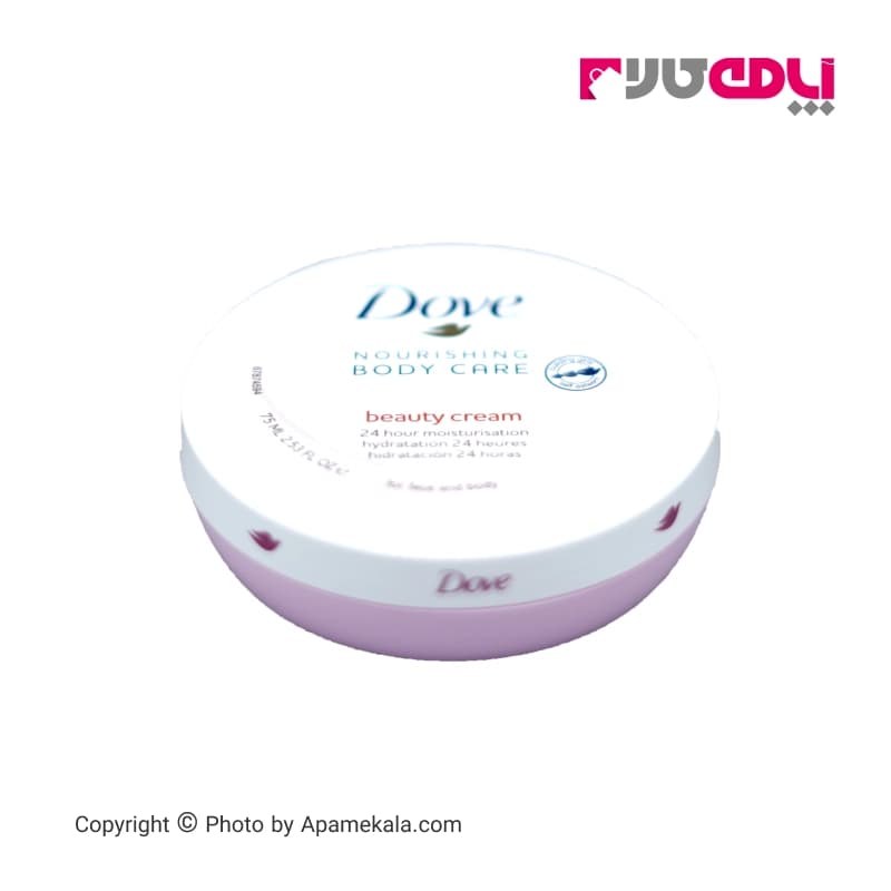کرم مرطوب کننده صورت و بدن داو مدل Beauty cream حجم 75 میل