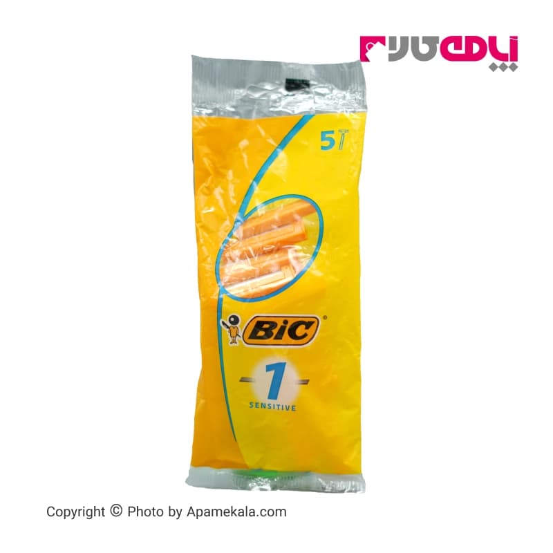 تیغ بیک Bic مدل Sensitive بسته 5 عددی