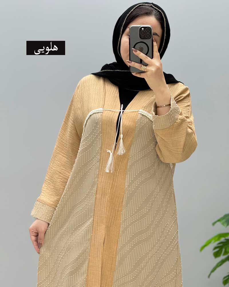 مانتو مزونی رونیا کد 104027 — تصویر ۶