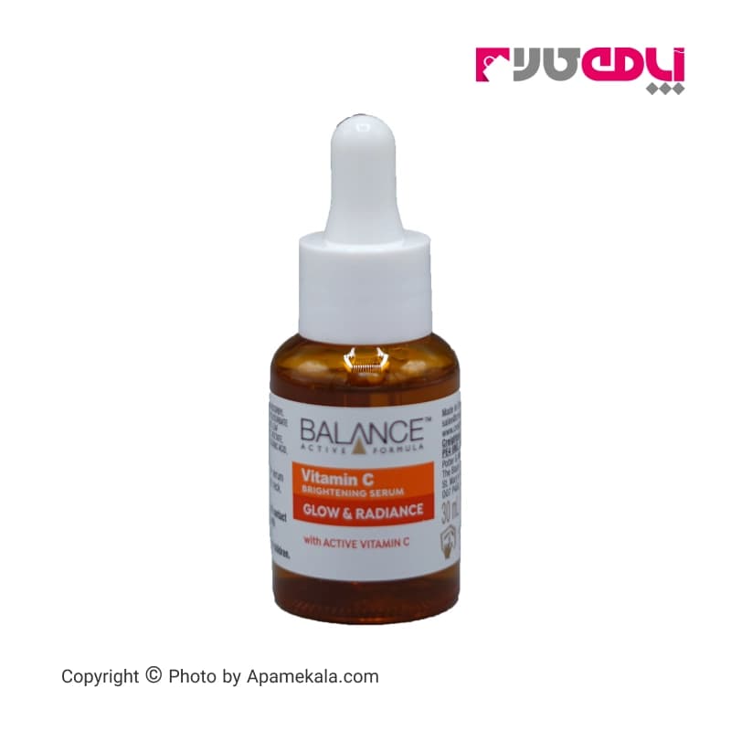سرم روشن کننده و شفاف کننده بالانس مدل Vitamin C حجم 30 میلی لیتر