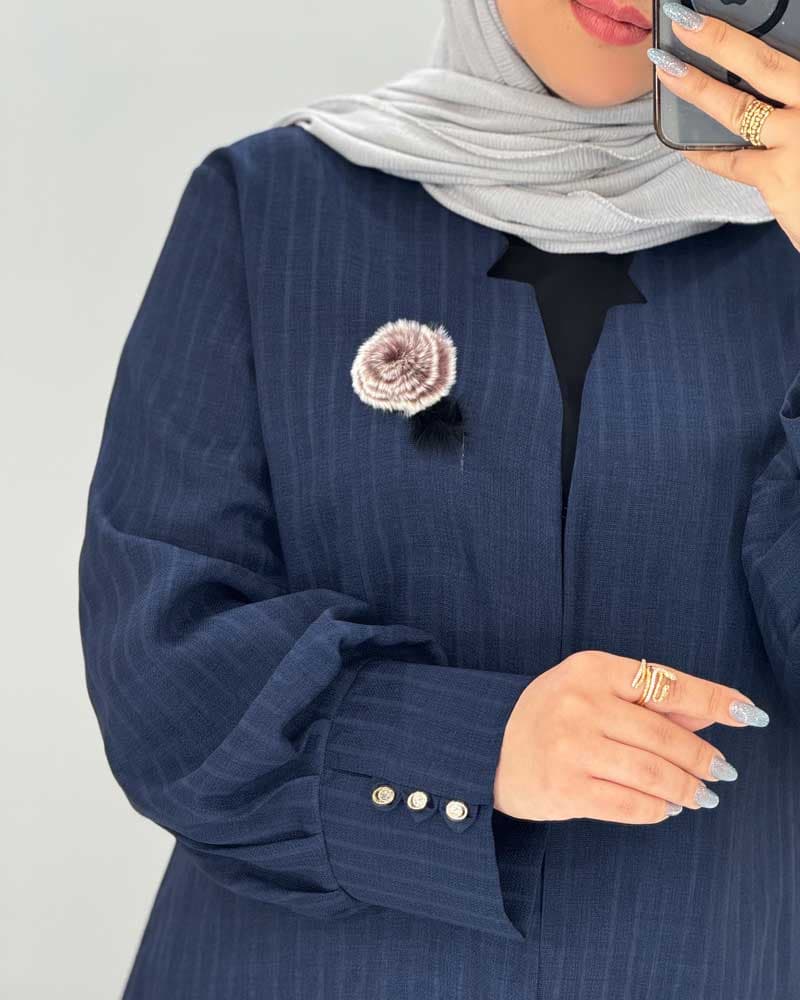 مانتو شانتون حنانه کد 203602 — تصویر ۳