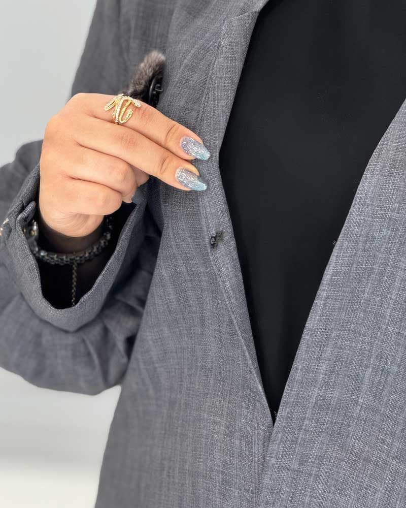 مانتو شانتون حنانه کد 203602 — تصویر ۲