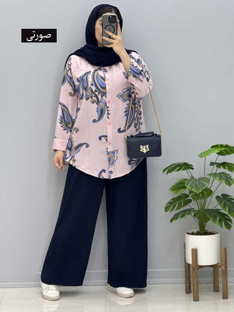 شومیزمانتویی طهورا کد 925985 — تصویر ۳