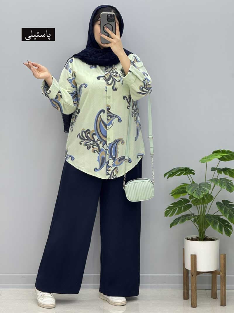 شومیزمانتویی طهورا کد 925985 — تصویر ۲