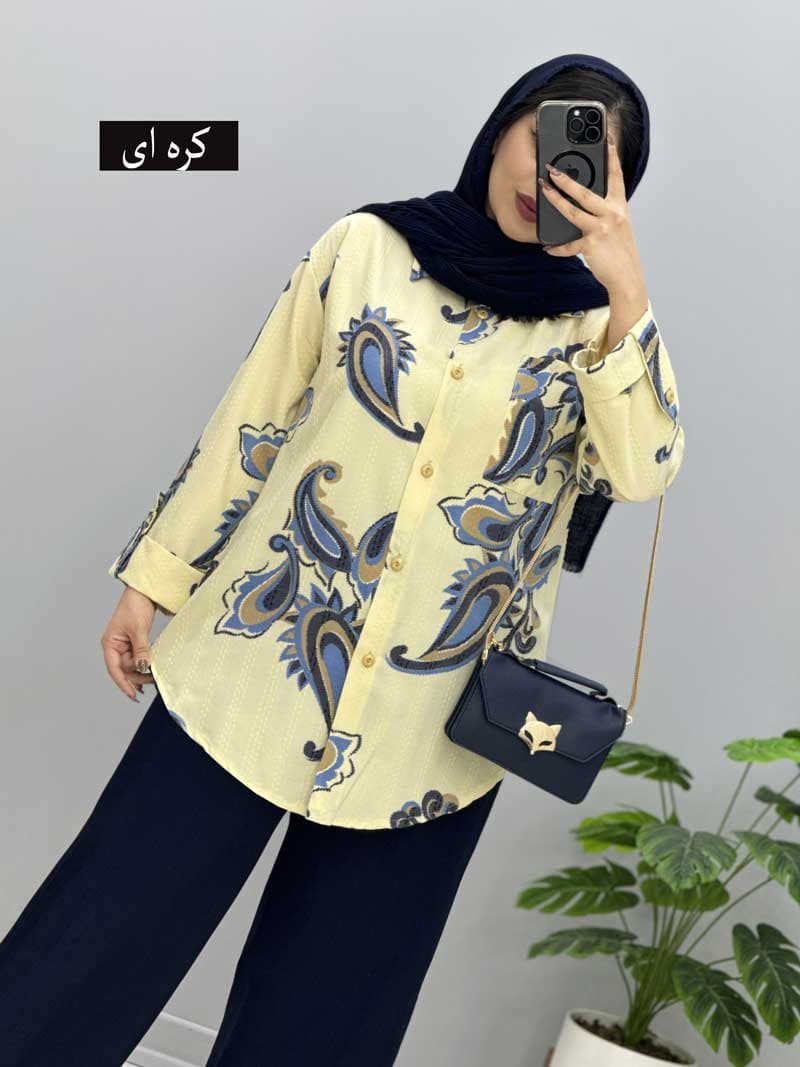شومیزمانتویی طهورا کد 925985 — تصویر ۸