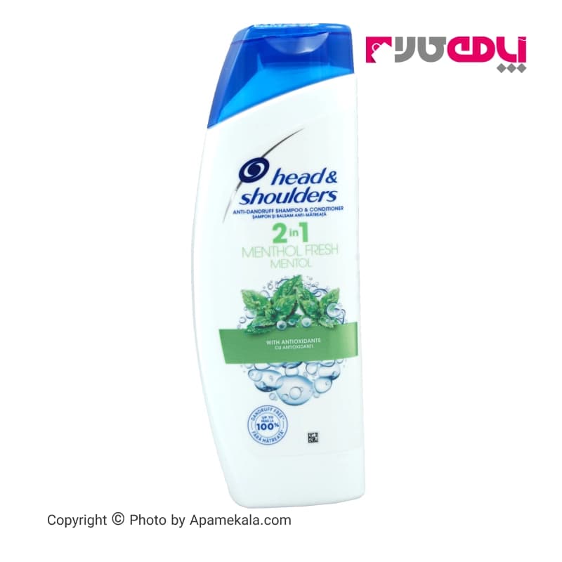 شامپو ضد شوره و خنک کننده نعناع هد اند شولدرز مدل Menthol fresh حجم 300 میلی لیتر