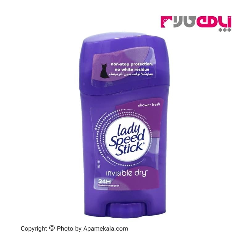 استیک ضد تعریق زنانه لیدی اسپید مدل Invisible Dry) Shower Fresh) وزن 40 گرم