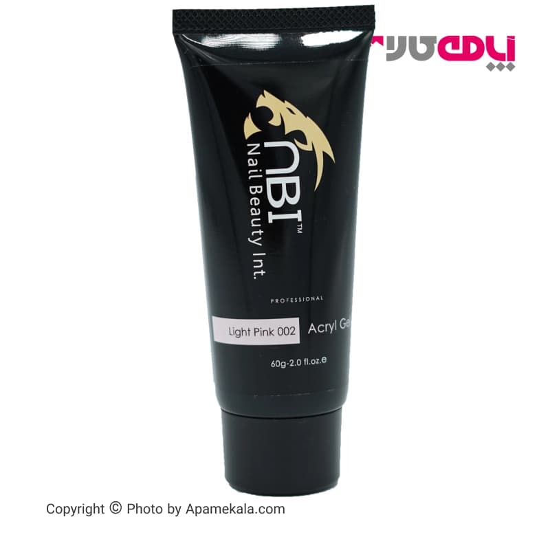 پلی ژل ان بی آی شماره 002 light pink وزن 60 گرم