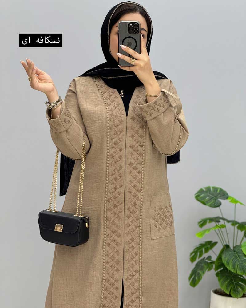 مانتو مزونی نیارا کد 458202 — تصویر ۳