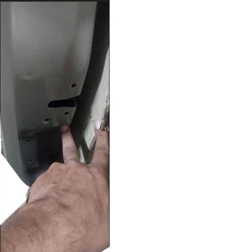 مجموعه درب عقب چپ با لولا